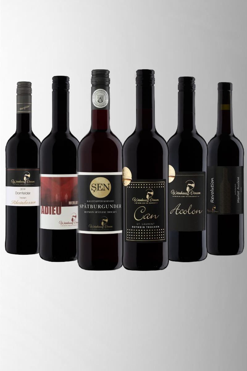 Premium - Rotwein - Probierpaket - trocken 6 x 1 Flaschen Wein & Sekt  online kaufen | Weinhaus-Venum.de Weinversand