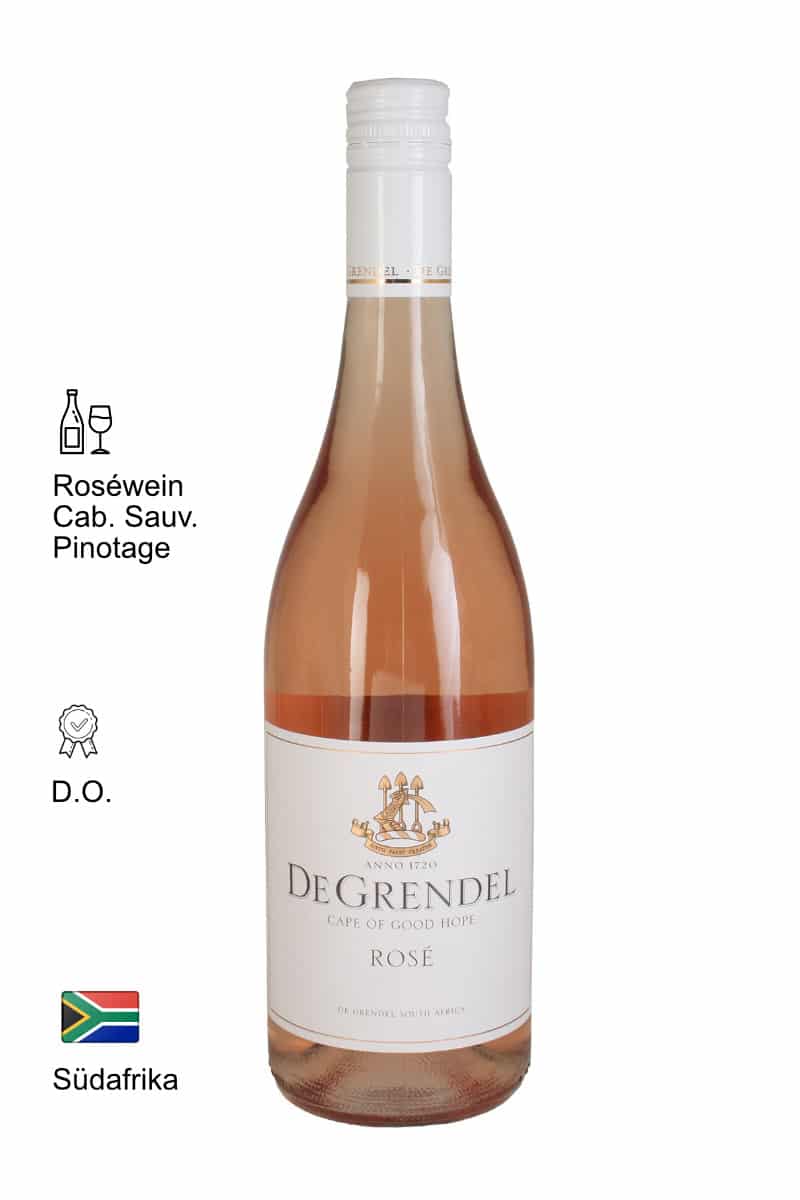 2022 De Grendel - Cabernet Sauvignon / Pinotage Rose - Stellenbosch-Muldersvlei  - Südafrika Wein & Sekt online kaufen | Weinhaus-Venum.de Weinversand