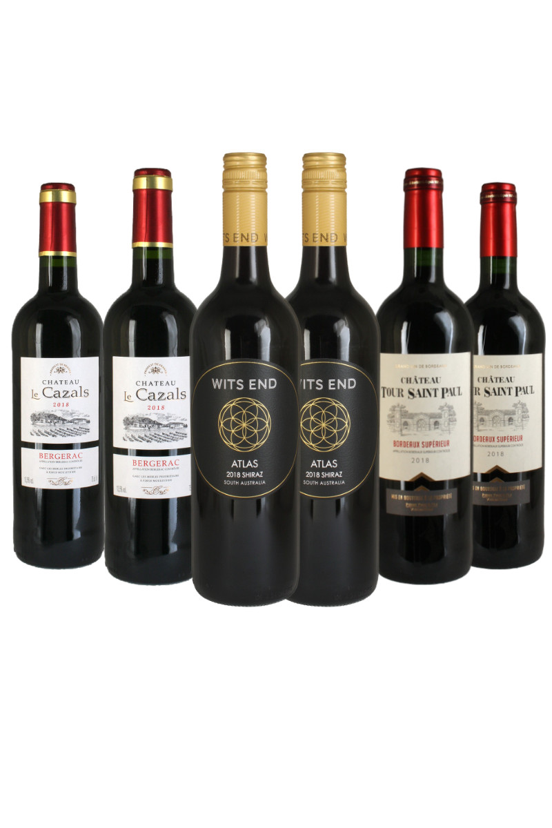 Probierpaket - Weinpaket - trocken - Rotwein - Frankreich - Australien 3 x  2 Flasche Wein & Sekt online kaufen | Weinhaus-Venum.de Weinversand
