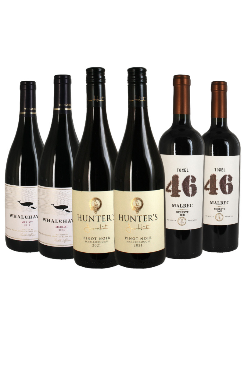 Probierpaket - Weinpaket - trocken - Rotwein - Neuseeland - Südafrika -  Argentinien 3 x 2 Flaschen Wein & Sekt online kaufen | Weinhaus-Venum.de  Weinversand