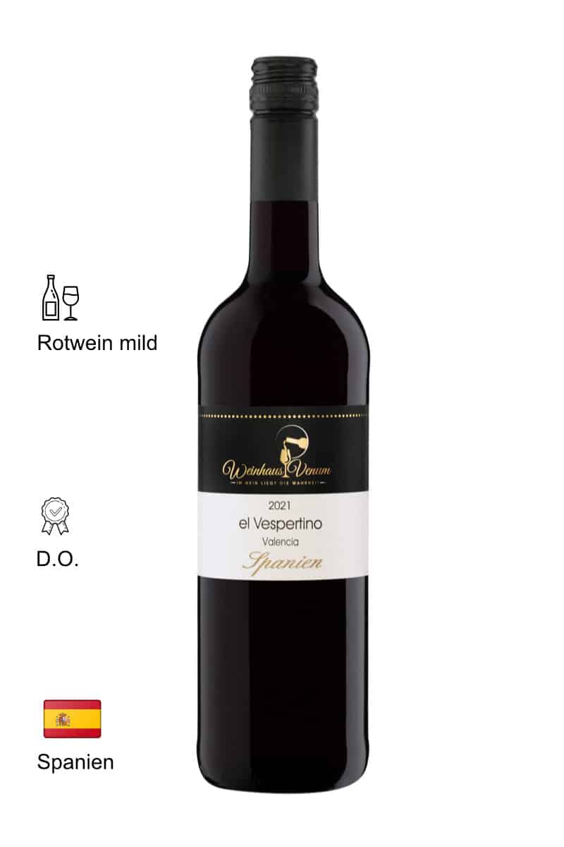 Weinhaus-Venum.de Valencia kaufen 2021 online - - | Weinversand - & süß Sekt Spanien Cuvee el´Vespertino Wein