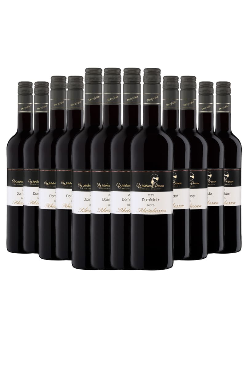 Probierpaket - Weinpaket - Dornfelder- lieblich - Rotwein - Deutschland -  12 x 1 Flasche Wein & Sekt online kaufen | Weinhaus-Venum.de Weinversand